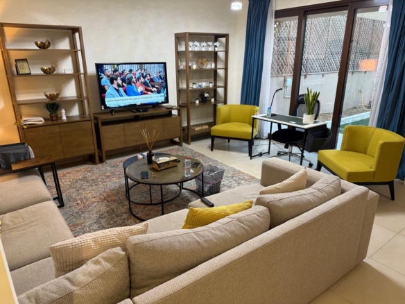 Fully Furnished 3BR Townhouse With Private Garden